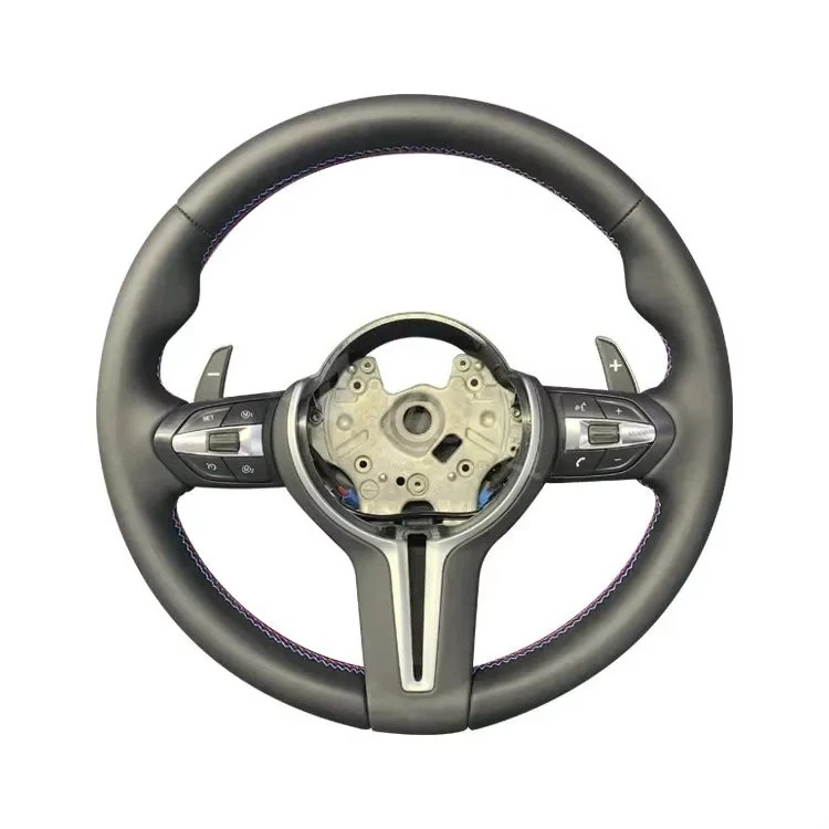 High Quality Personalized Leather Steering Wheel Carbon Fiber M3 M4 M5 M6 Fit for 5 Series F10 M5 M6 F18 F30 New Condition